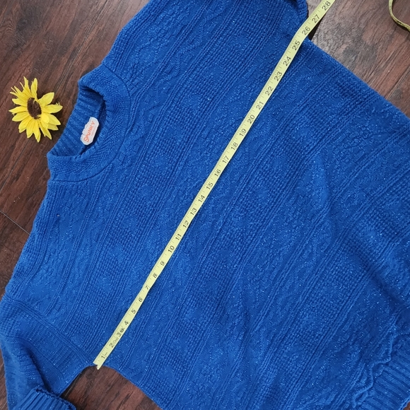 BLUE CREW VINTAGE OVERSIZED CHUNKY 💙 SWEATER 💙💙 - Picture 7 of 10